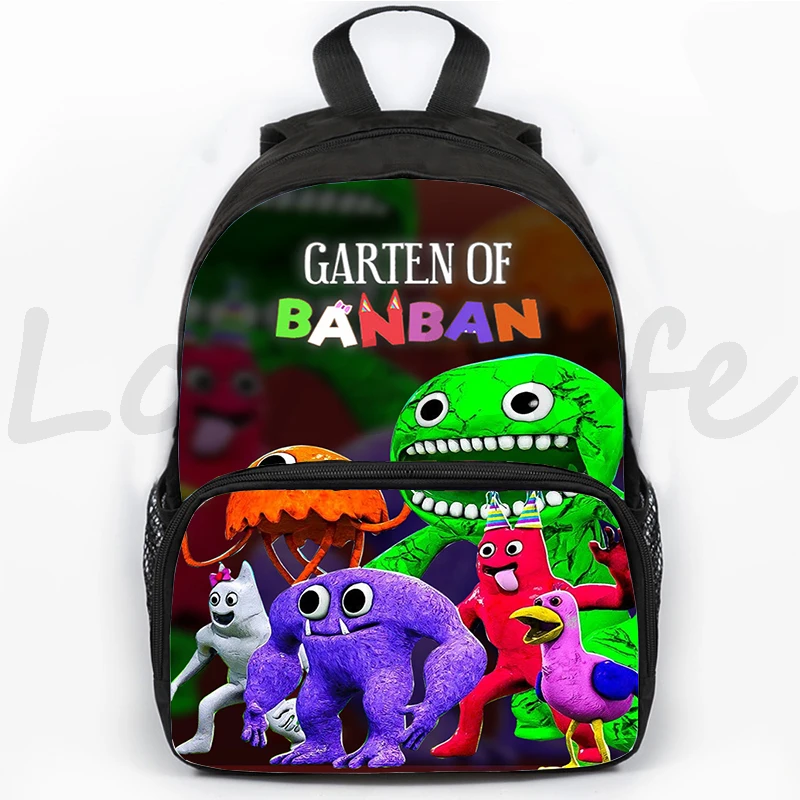 

Garten of Banban Backpack Large Capacity Children Cartoon Backpacks Garden Game Anime Bag Schoolbag Nylon Bookbag Laptop Daypack