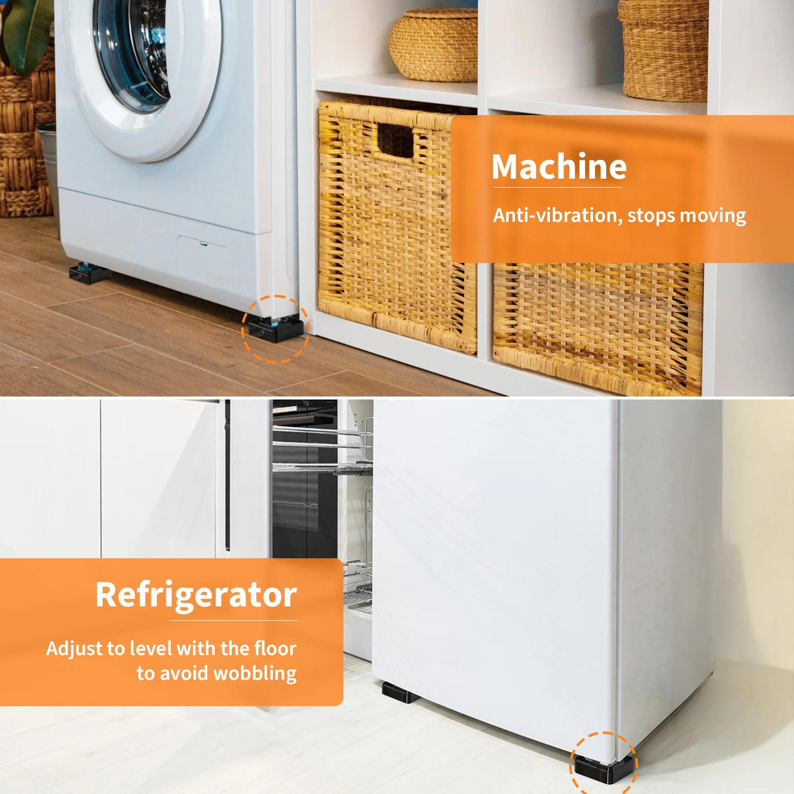 

Healifty 16pcs Non-Slip Furniture Risers for Sofa Bed Table Legs Stackable Height Extenders Pads Set