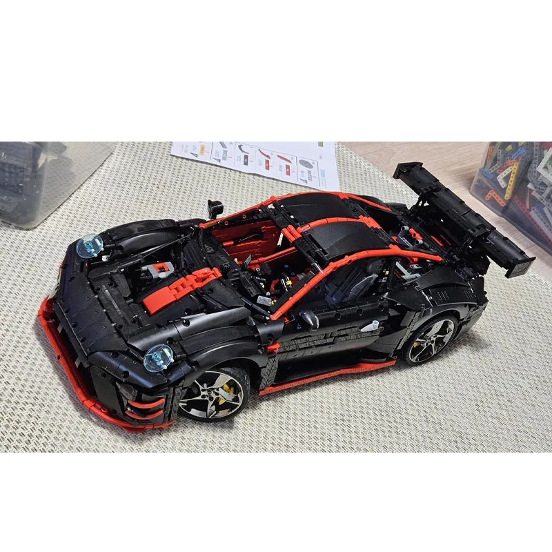 

MOC-182607 Black New GT3 R Overtaking Building Blocks Model 3503PartsMOC Creative Kids Birthday Building Blocks Toy Gift