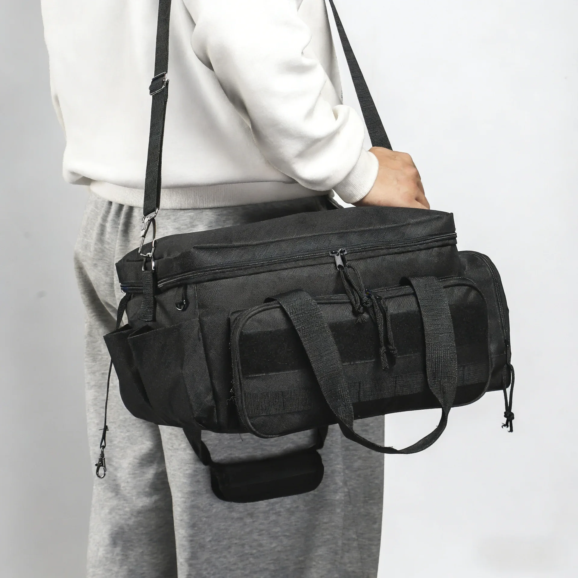 Wear-resistant Oxford fabric tool storage handbag - multi-functional work waterproof single-shoulder backpack