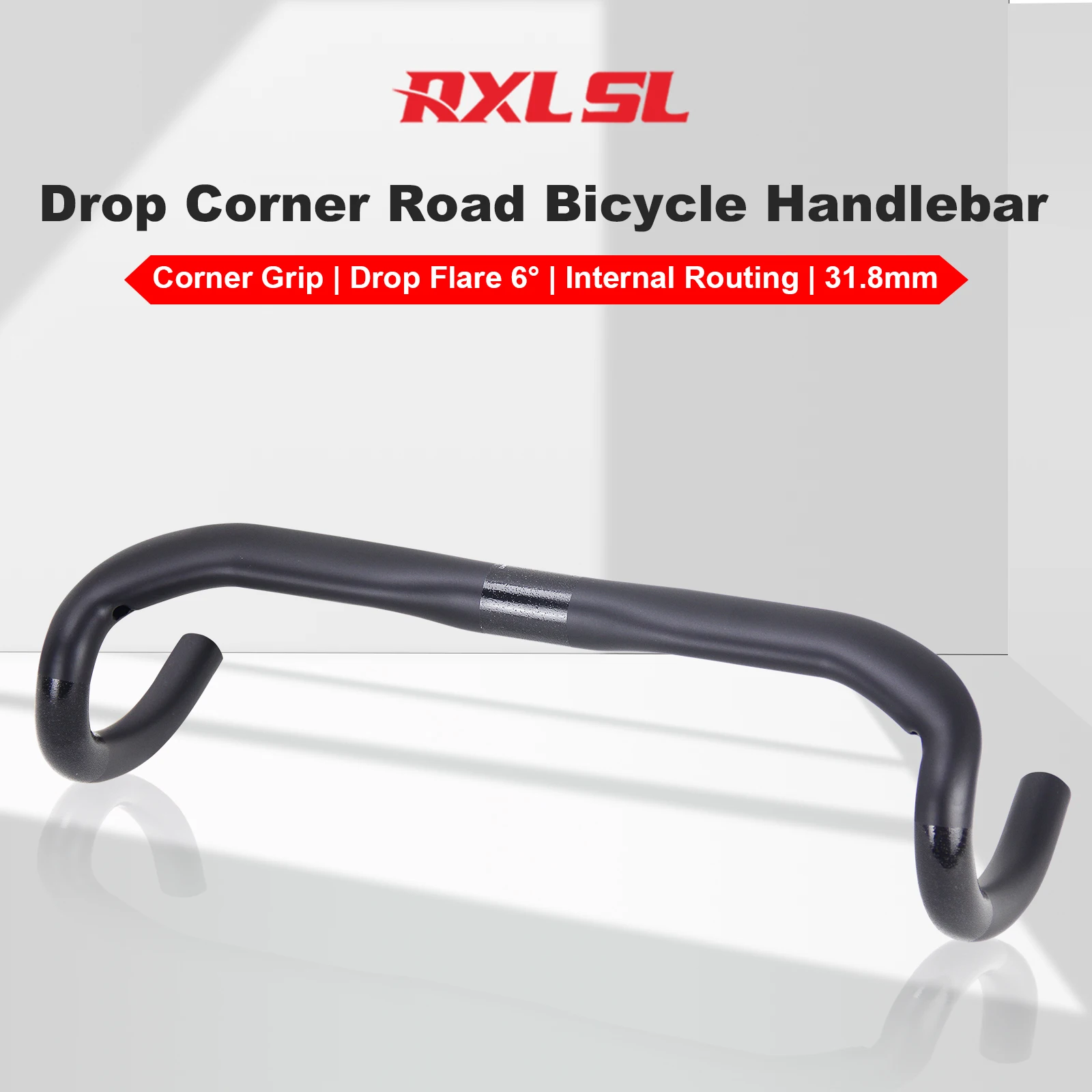

Руль для гравийного велосипеда RXL SL 31,8, карбоновый руль, внутренняя маршрутизация, ручка для шоссейного велосипеда, расклешенная перекладина 380/400/420/440 мм