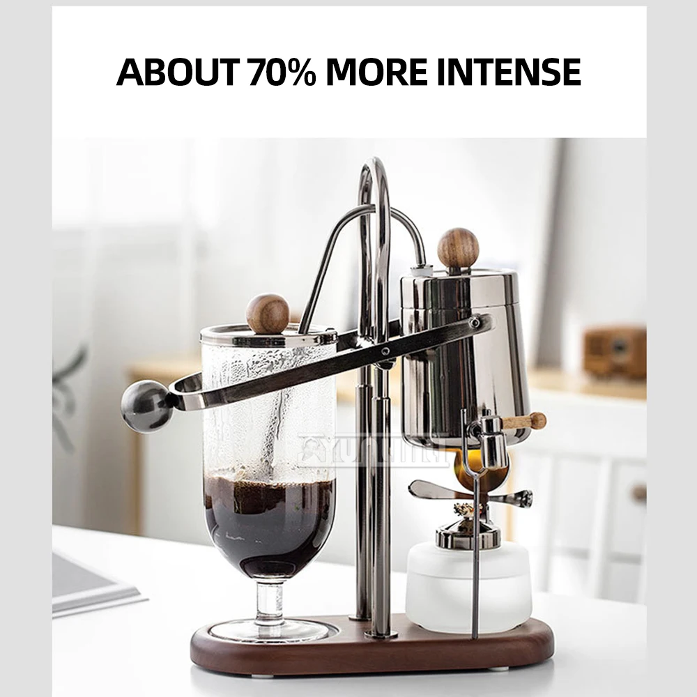 Coffee Pot Alcohol Lamp Siphon Coffee Making Machine Household Coffee Brewer Coffe Machine