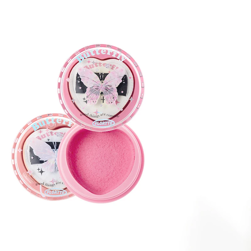 Flortte ar creme blush fosco shimmer iluminando blush de longa duração à prova dsweatágua sweatproof natural água pele rosto blush maquiagem