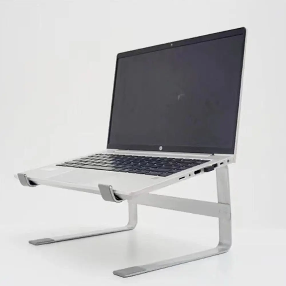 Universal Double Layer Laptop Stand Ventilated Iron Notebook Riser Universal Base Detachable Mount Computer Stand Space Saving