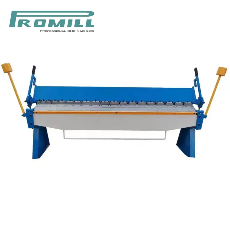 HCY 2040mm PAN BOX BRAKE W2.5X2040 Manual Sheet Metal Bending Machine Balanced Hammer Hand Brake Core Motor for Aluminum
