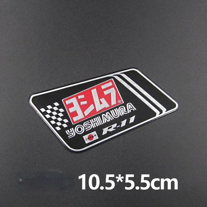 Decals Yoshimura Two Brother Arrow Modified Parts Motorcycle Exhaust Tip Pipe Stickers CF Moto Aluminium 3D Heat-resistant