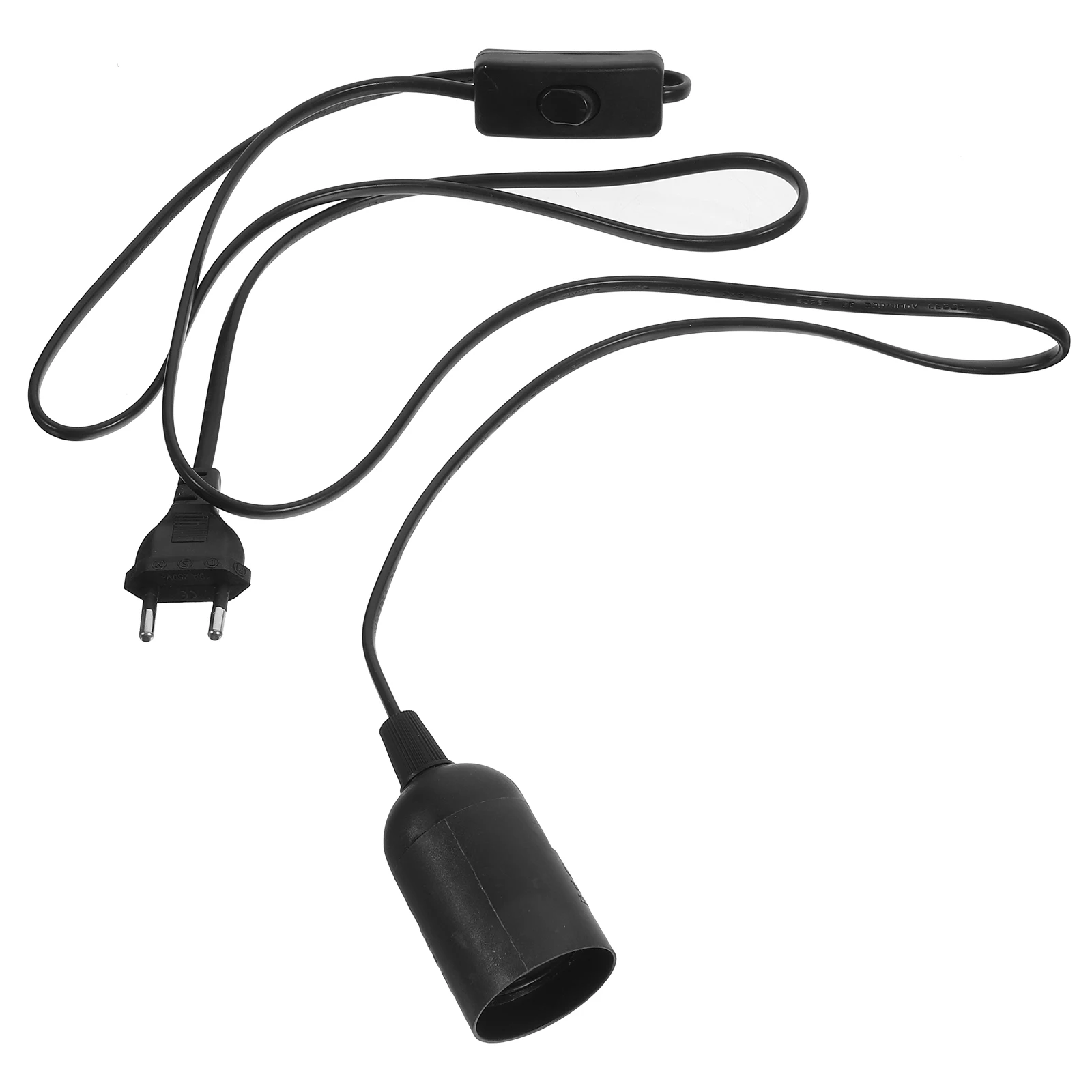 

1.8m E27 Lamp Base Suspended Ceiling Light Fixture with Wire Modern Style for Dining Room Office Corridor Kitchen Illumination