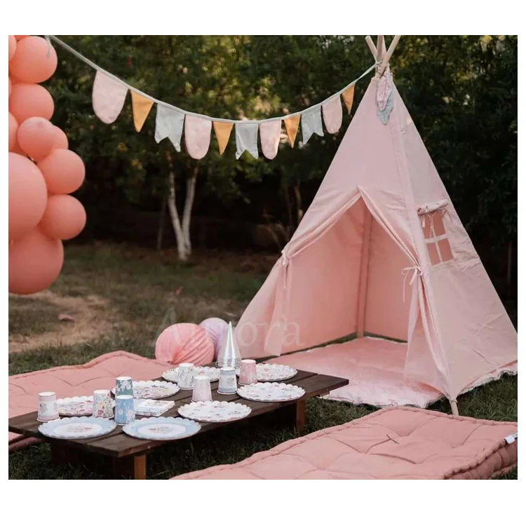 Party rental equipment Dark High Quality Wholesale Toy Tents Kids Teepee Tent For Party