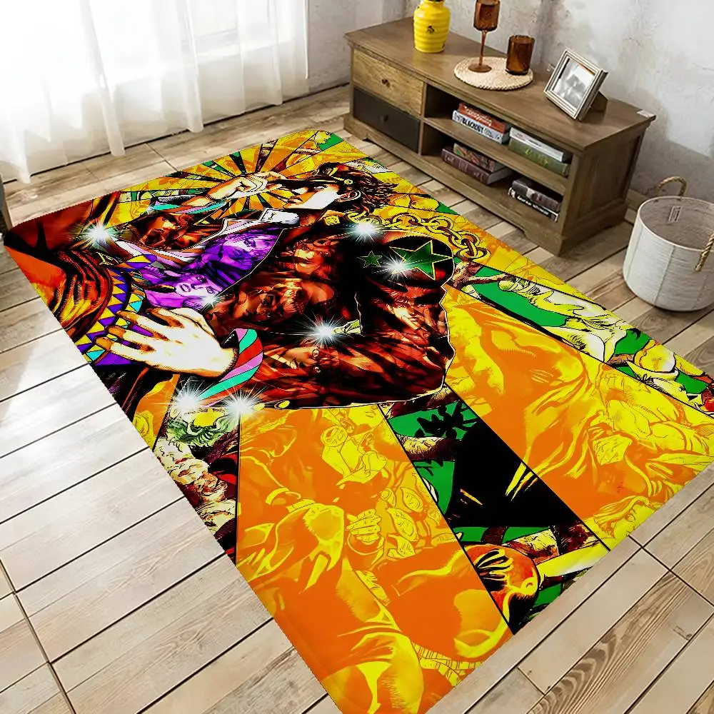 Classic Anime J-Jojo B-Bizarre A-Adventure Entrance Door Mat Nordic Style Bedroom Doormat Home Balcony Anti-Slip Home Decor