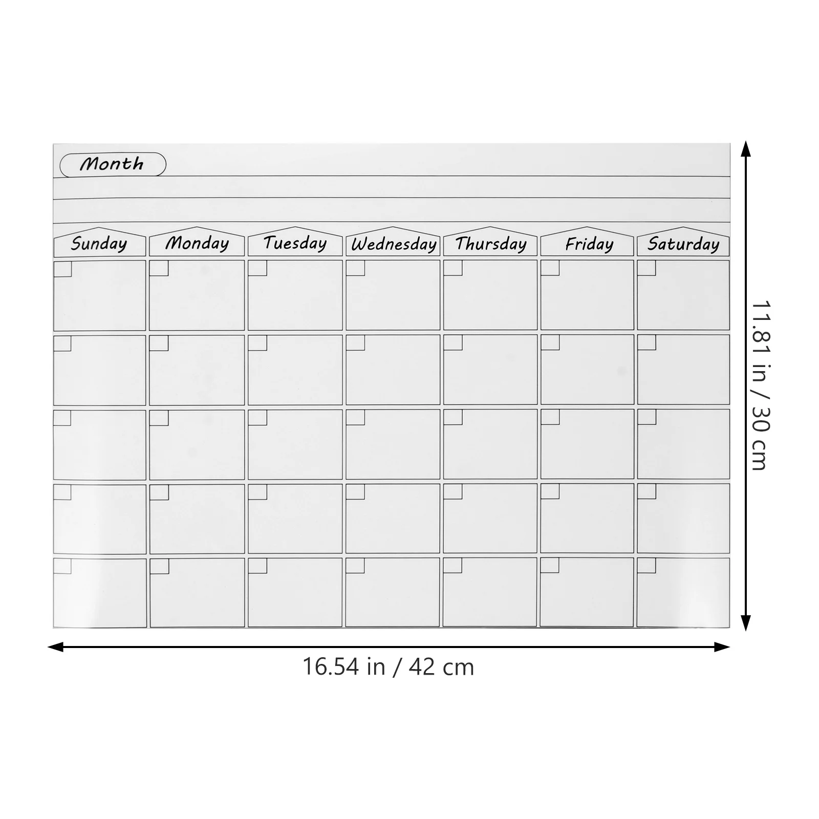 1 قطعة ملصق الخطة المغناطيسية قابل للمسح رسالة مجلس الثلاجة الجدول الزمني ملاحظة مجلس الجاف محو مذكرة السبورة للثلاجة