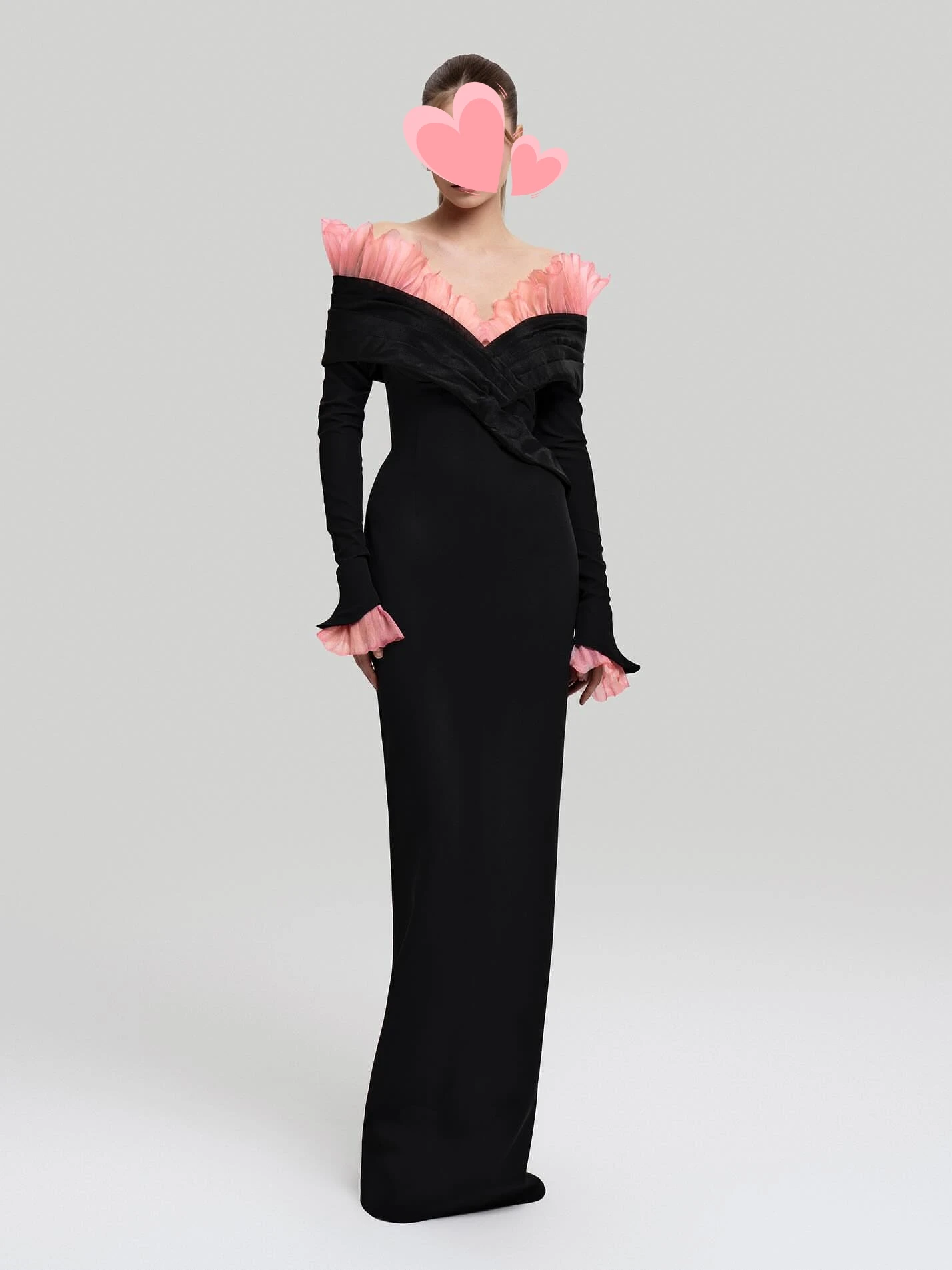 

Other Shore Elegant Vintage Sexy Black Mermaid V-Neck Stylish Customized Formal Occasion Prom Dress Evening Party Gowns