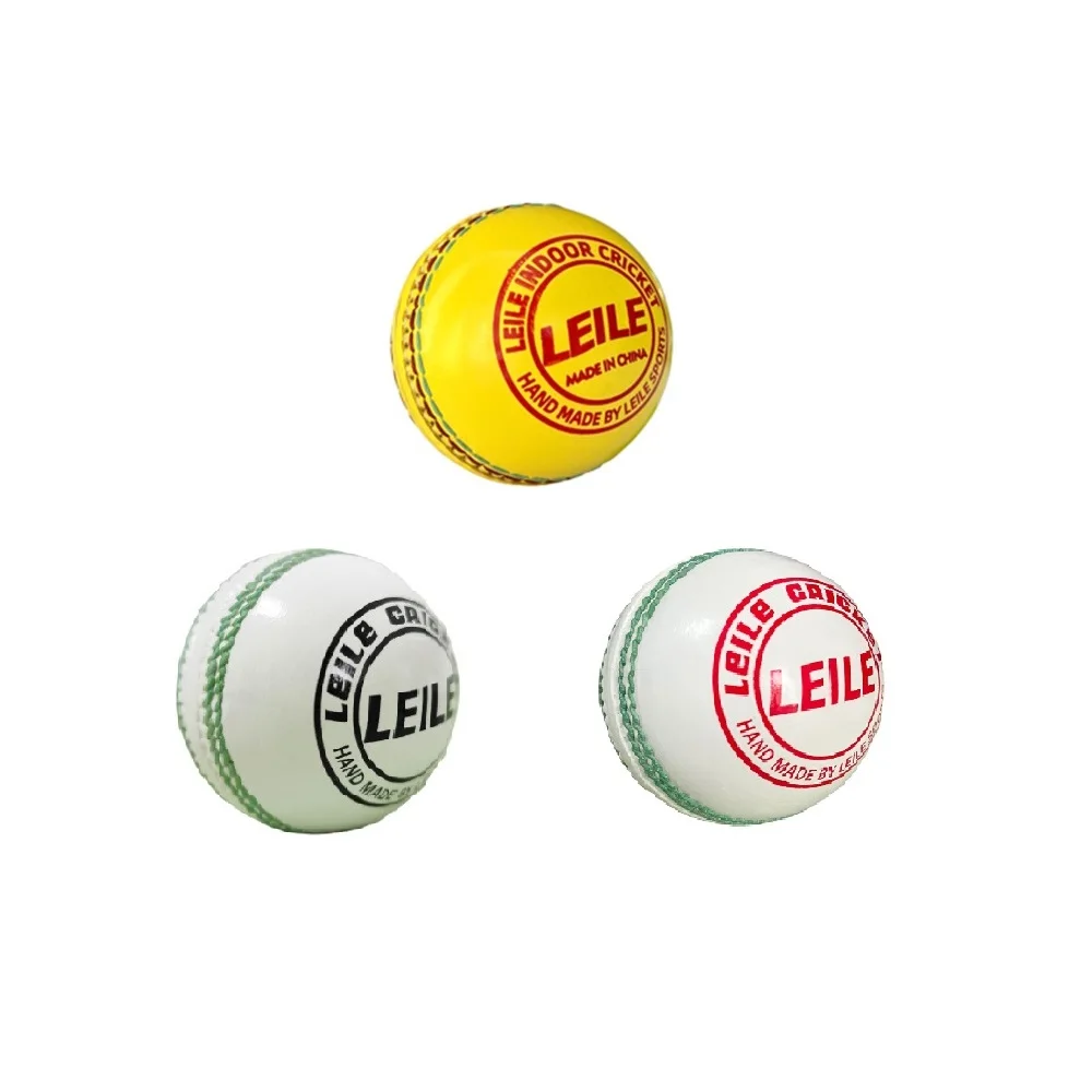 White Cricket Ball Genuine Leather for Day or Night International Standard Cricket Men156g Women 142g Indoor cricket ball 110g