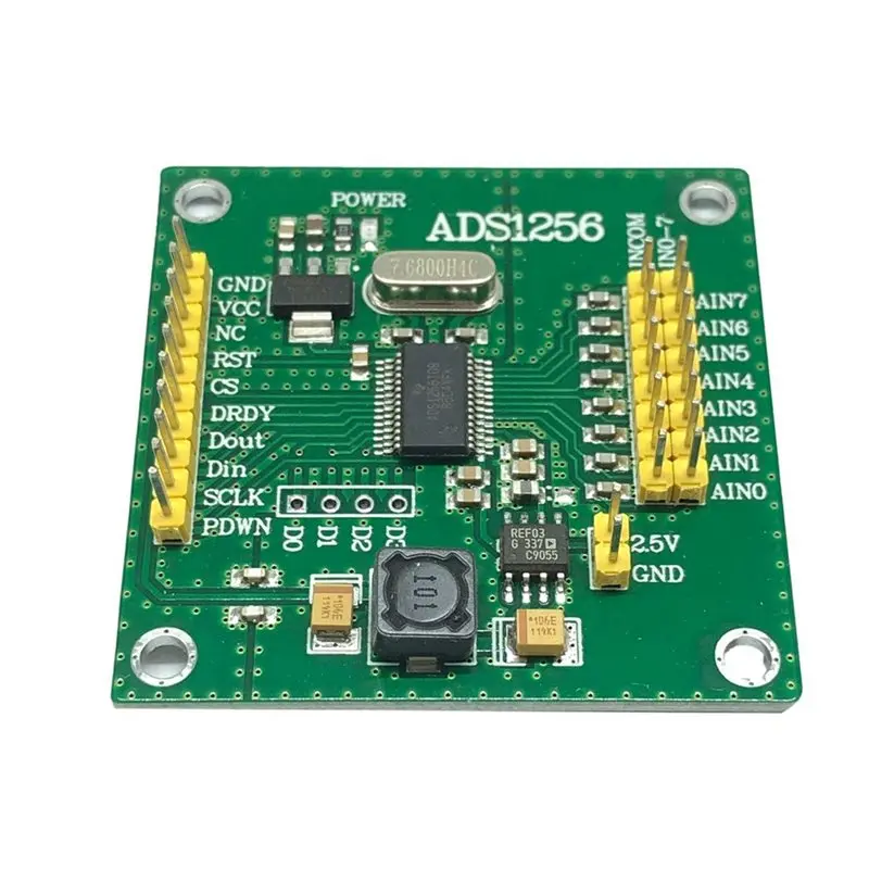 L62A 2X High-Precision ADC ADS1256 Analog-To-Digital Conversion 24-Bit Eight-Channel Module