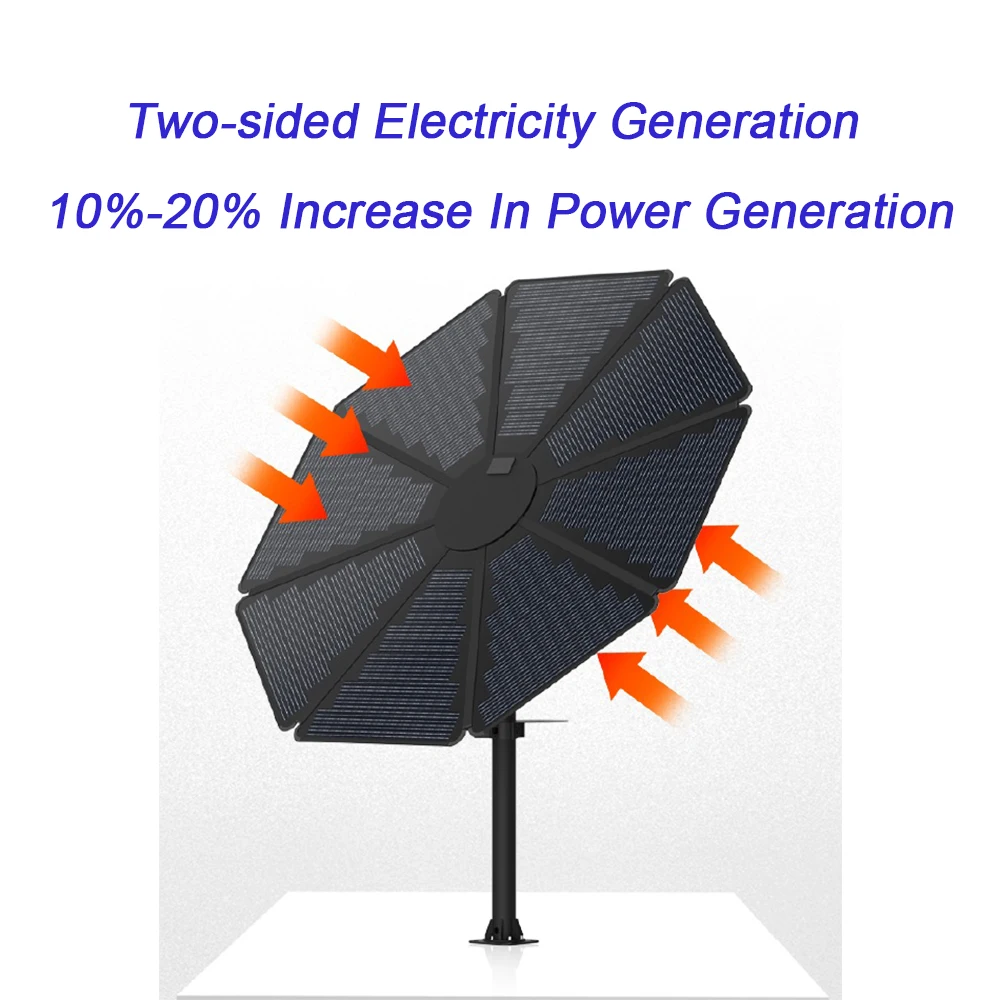 Fast Delivery New Design Off/on Grid 1kw 5kw 10kw  Solar Flower Solar Power System Station Full Set for Home