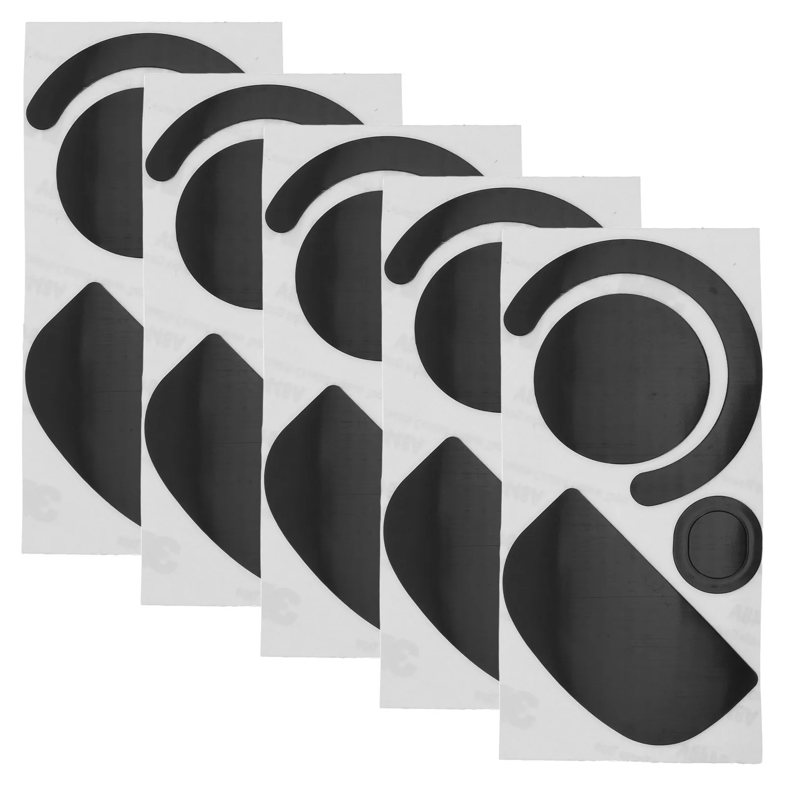 

5 Sheets Mouse Feet Sticker Skates Pads for 3Rd - Self-Adhesive Replacement Glide for Computer Gaming Mice -