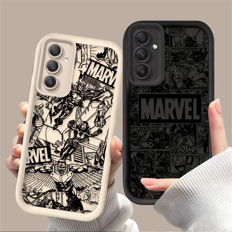 Marvel Comics Cool Phone Case For Samsung Galaxy A54 A05 A05S A34 A24 A14 A53 A33 A23 A13 A52 A52S A71 A51 A31 A50 Back Cover