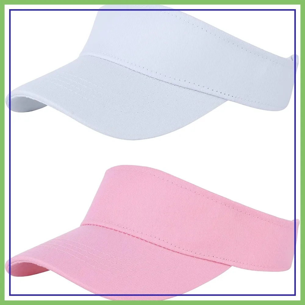 

Adjustable Golf Visor Hat for Youth Outdoor Sport Cotton Tennis Hat Sun Hat