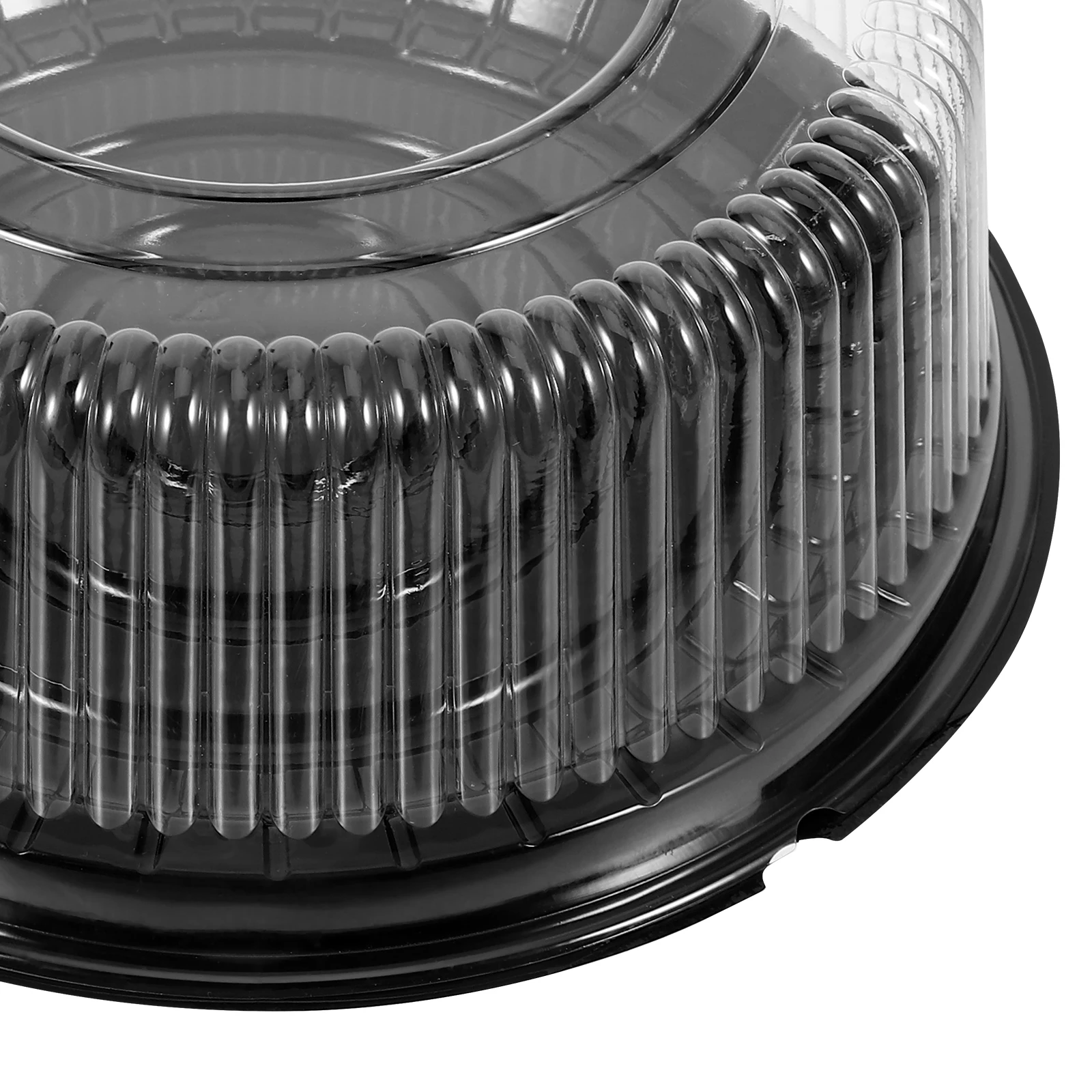 

10pcs Cake Boxes 8 Inch Clear Round Tall Portable Baking Carrier Container Gift Packing Holders For Festival Party
