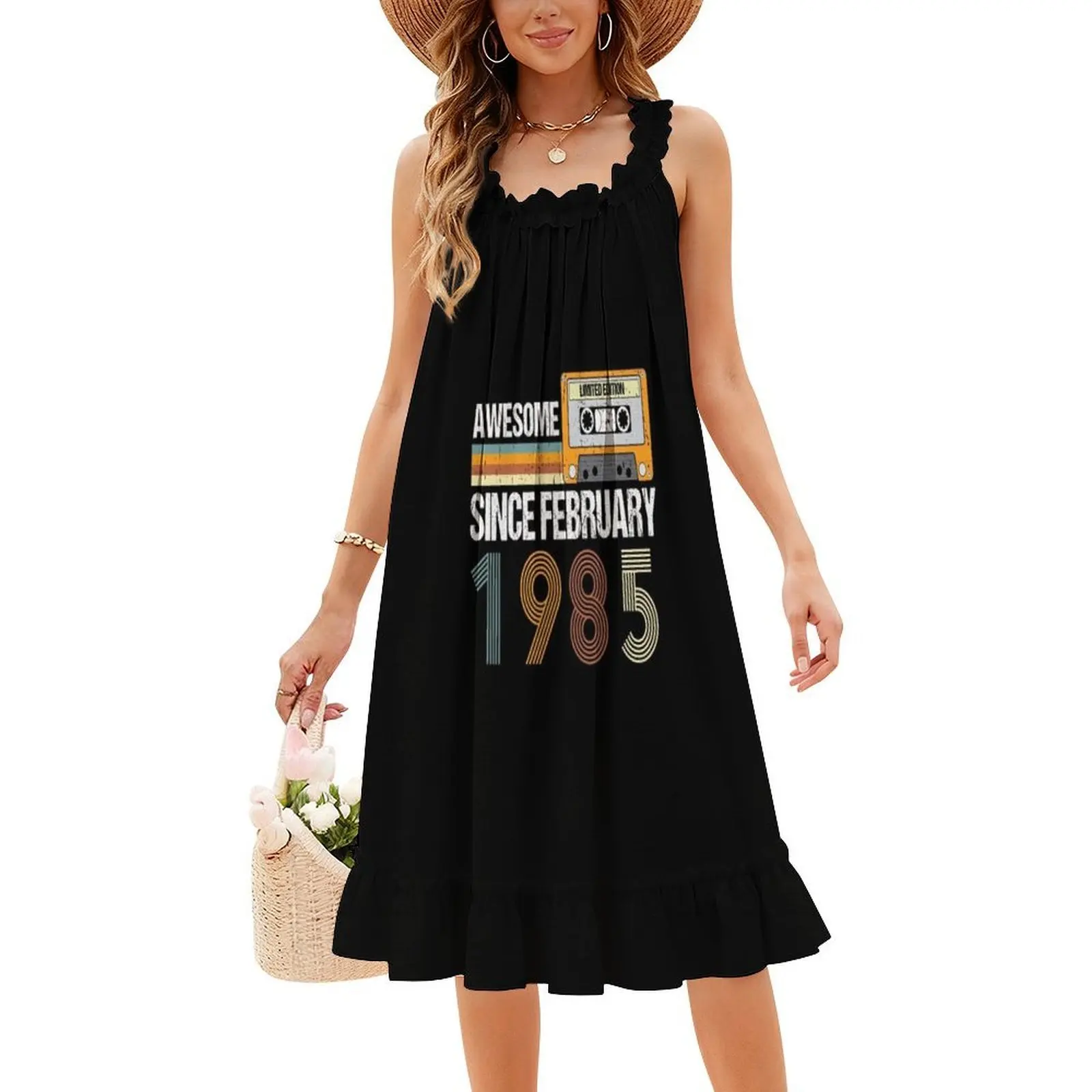 رهيبة منذ فبراير 1985 | هدايا عيد الميلاد الثامن عشر | 38 فستان بوهيمي عتيق بأكمام منتفخة أو خيارات بدون أكمام لفستان النساء #4