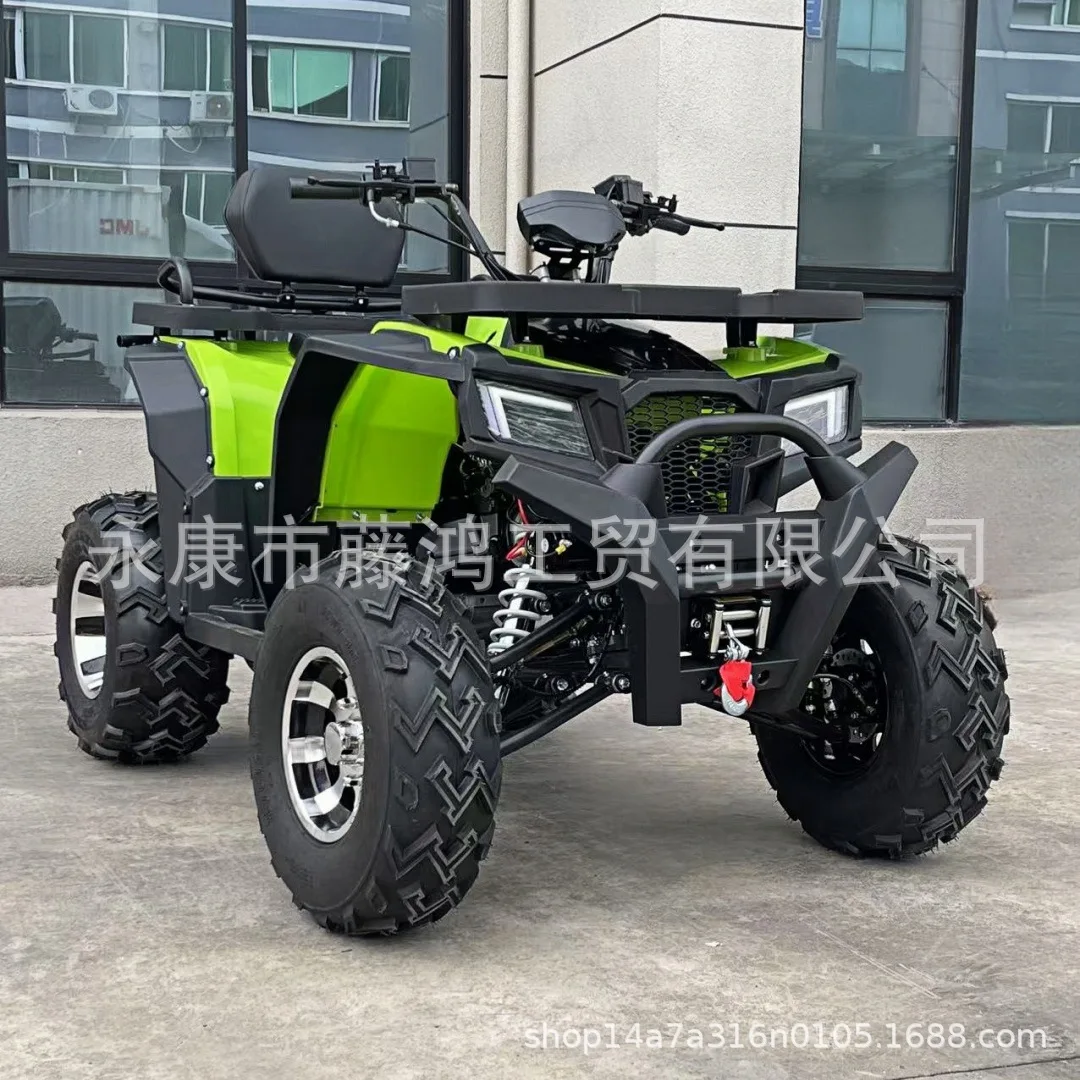 200CC 4-Wheel ATV, Automatic Transmission, CVT All-Terrain Beach Buggy, Off-Road Quad Vehicle, 250CC UTV Utility Side-by-Side