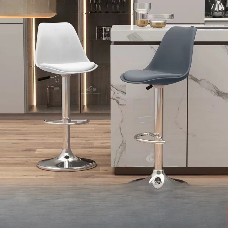 

Manufacturers supply bar chairs, lift , modern simple high-footed telescopic , light luxury backrest bar chairs, che