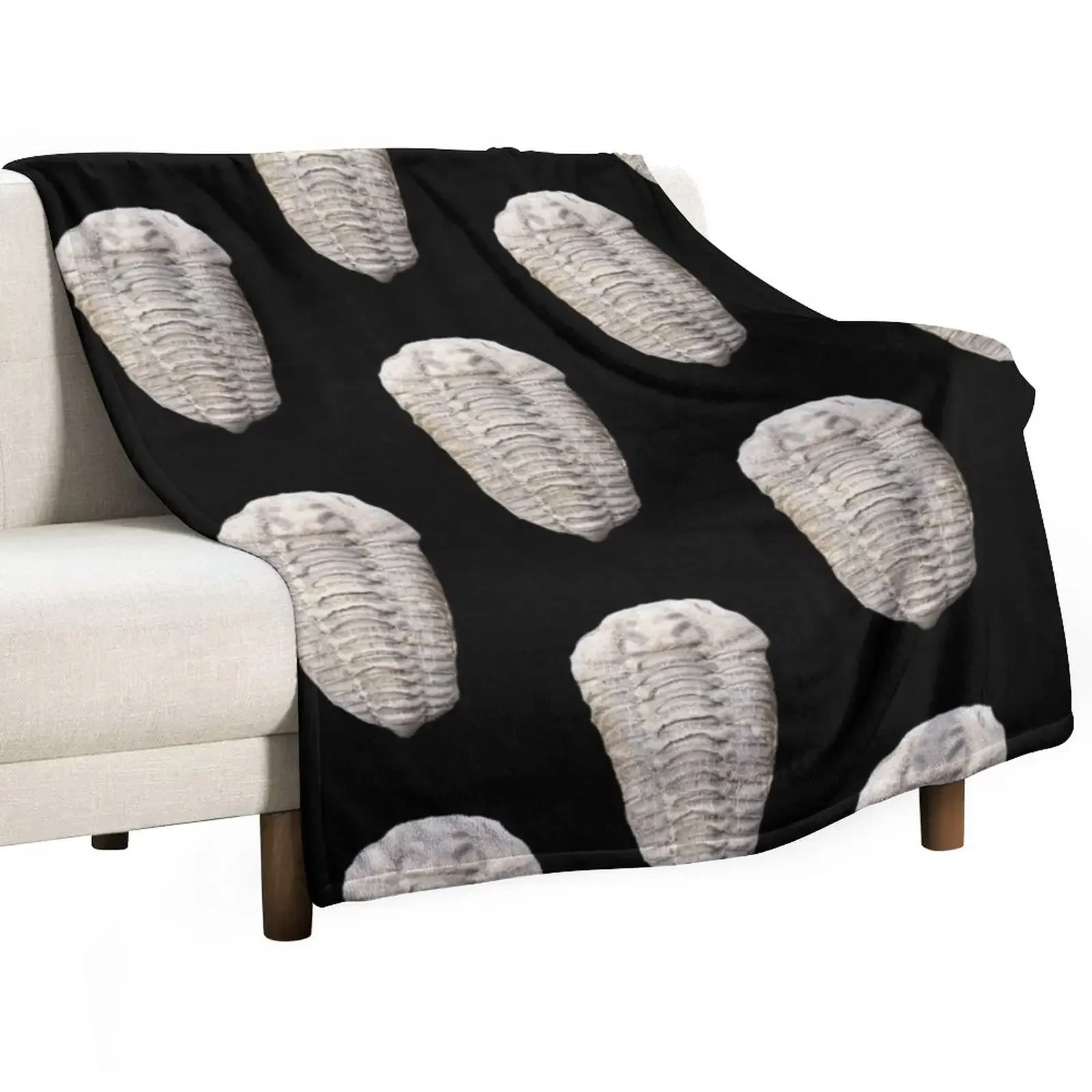 

New Trilobite- Fossil Throw Blanket blankets ands heavy to sleep Blankets