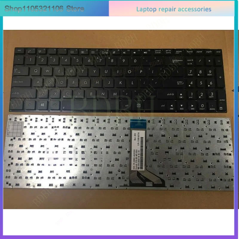 Novo teclado preto original dos EUA para ASUS X551M X551MA X551MAV
