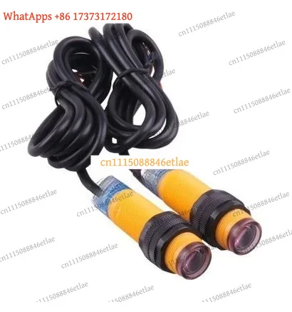 E3F-5DN3-5L 4 Wire NPN NO+NC Opposed Photoelectric Switch Sensor