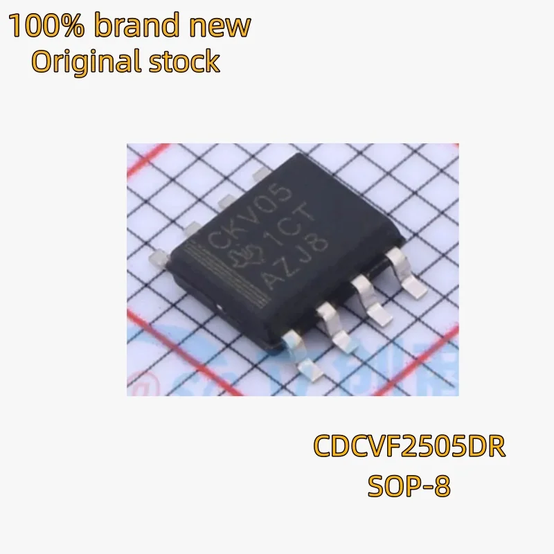 (5/20 pieces) CDCVF2505 CDCVF2505DR CKV05 SOP8 1:5 High-Speed LVCMOS Clock Buffer 100% Brand New Original Stock Chipset