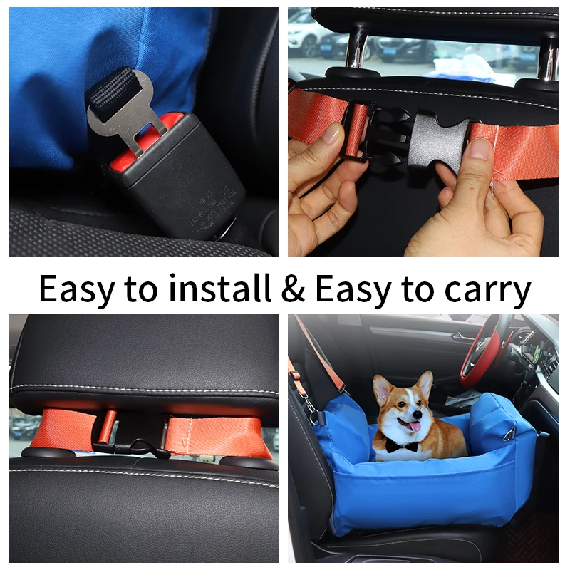 Coprisedile per auto per cani protezione per auto per cani impermeabile trasporto per cuccioli amache da viaggio per auto cestino per gatti Pet Dog Cars Seat Hammock perros