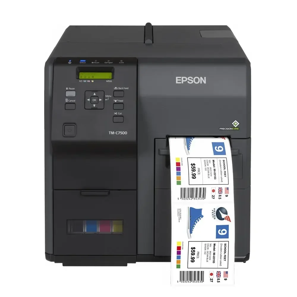 

Low ink cost Epson ColorWorks C7500 Colour memjet inkjet label sticker printer print machine for food label bottle label