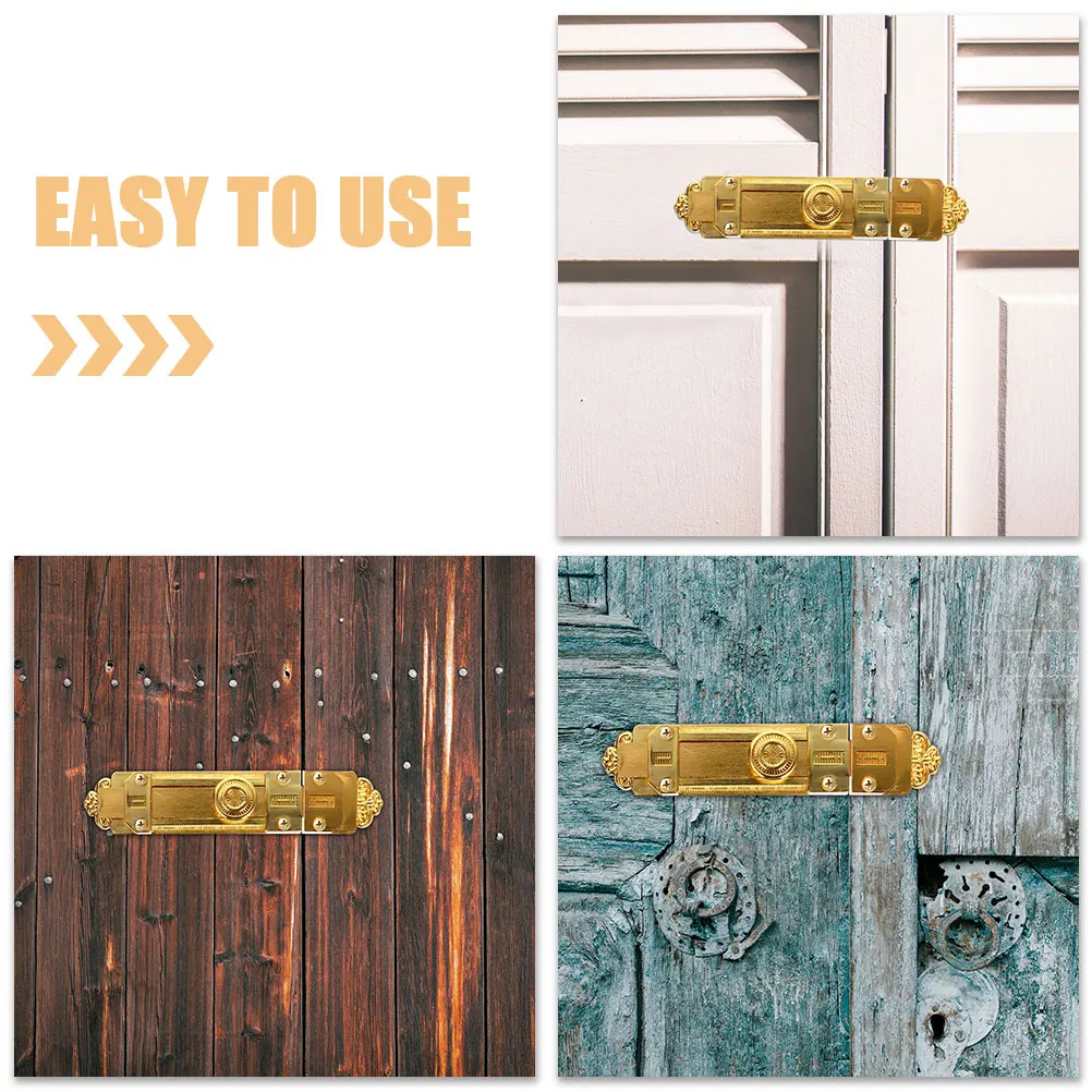 

2pcs Alloy Flush Bolt Latch Heavy Duty Security Lock For Home Solid Thickened Durable Easy Install Sliding Door Level Bolt