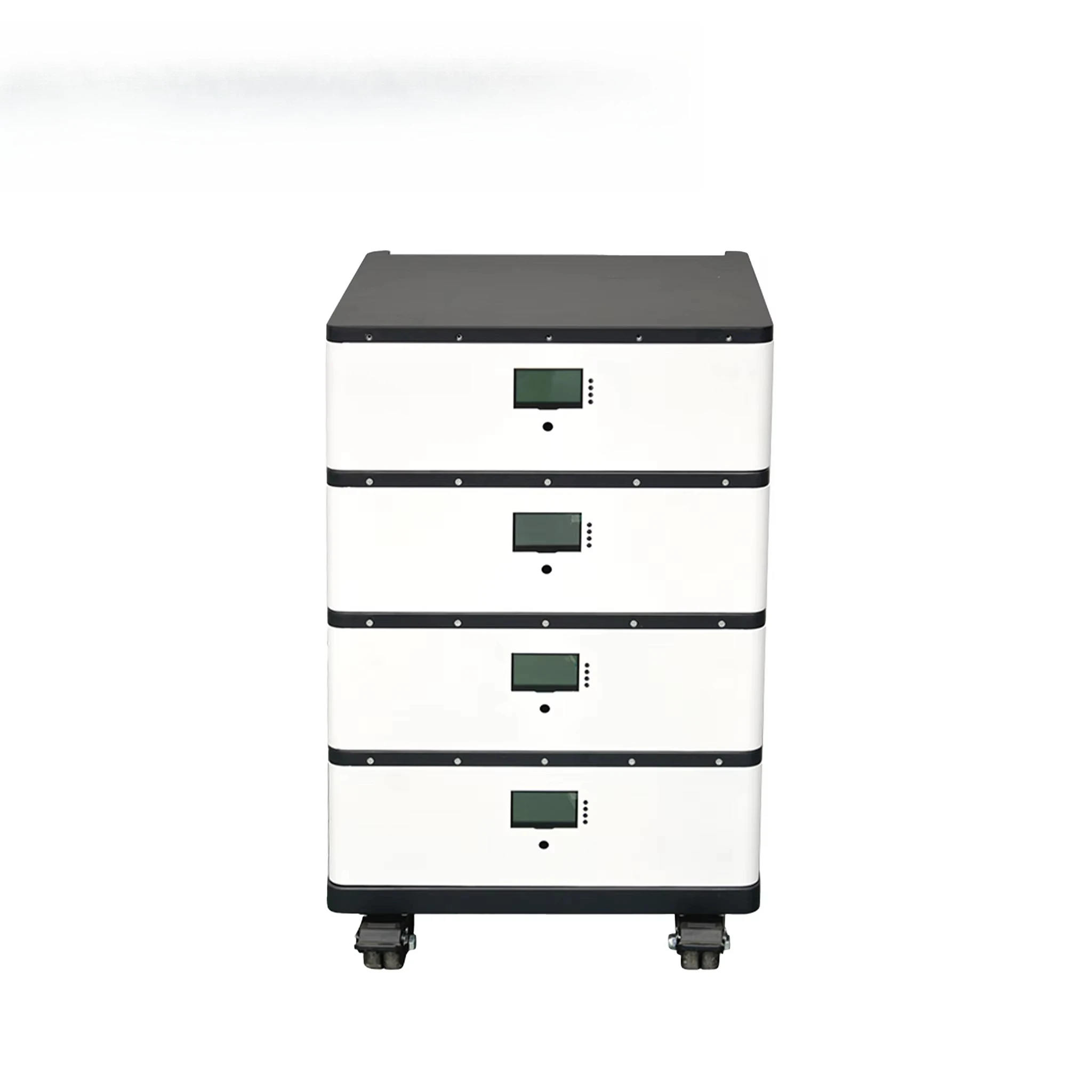Senji Home Use Hybrid Solar Cell System Inverter Stackable Lithium Ion Lifepo4 Batteries Cylindrical Design CAN Communication
