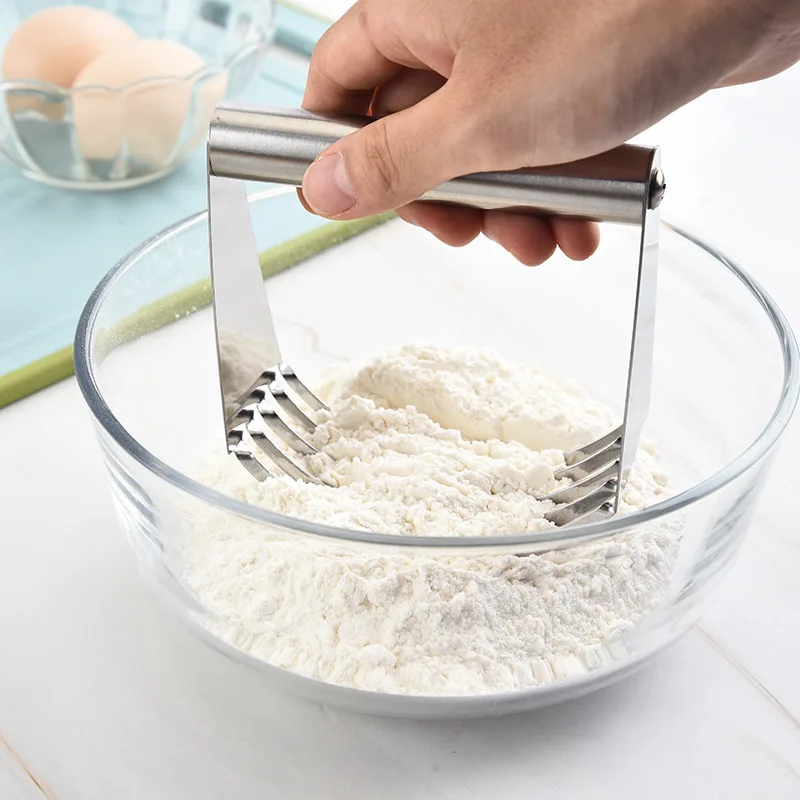 

Stainless Steel Baking Pastry Blades Flour Mixer Gadgets Manual Dough Blender Cooking Tools Baking Tools Kitchen Accessories