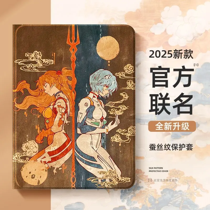 Novo século evangelion série periférica asuka apple tablet ipad capa protetora ipad mini 7/ipad air 5 capa protetora