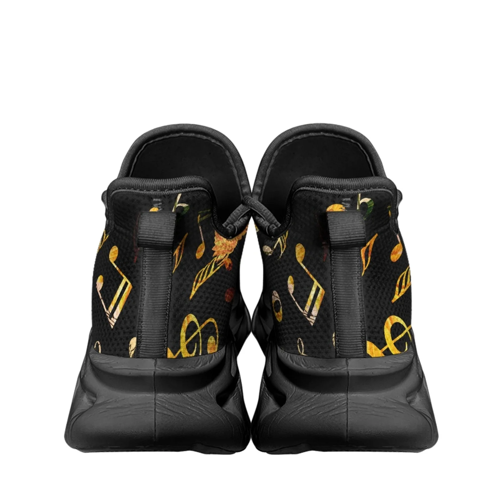 PENSTROLL Music notes Casual Comfortable Athletic Trainer Men's Running Shoes for Youth Workout Everyday Training