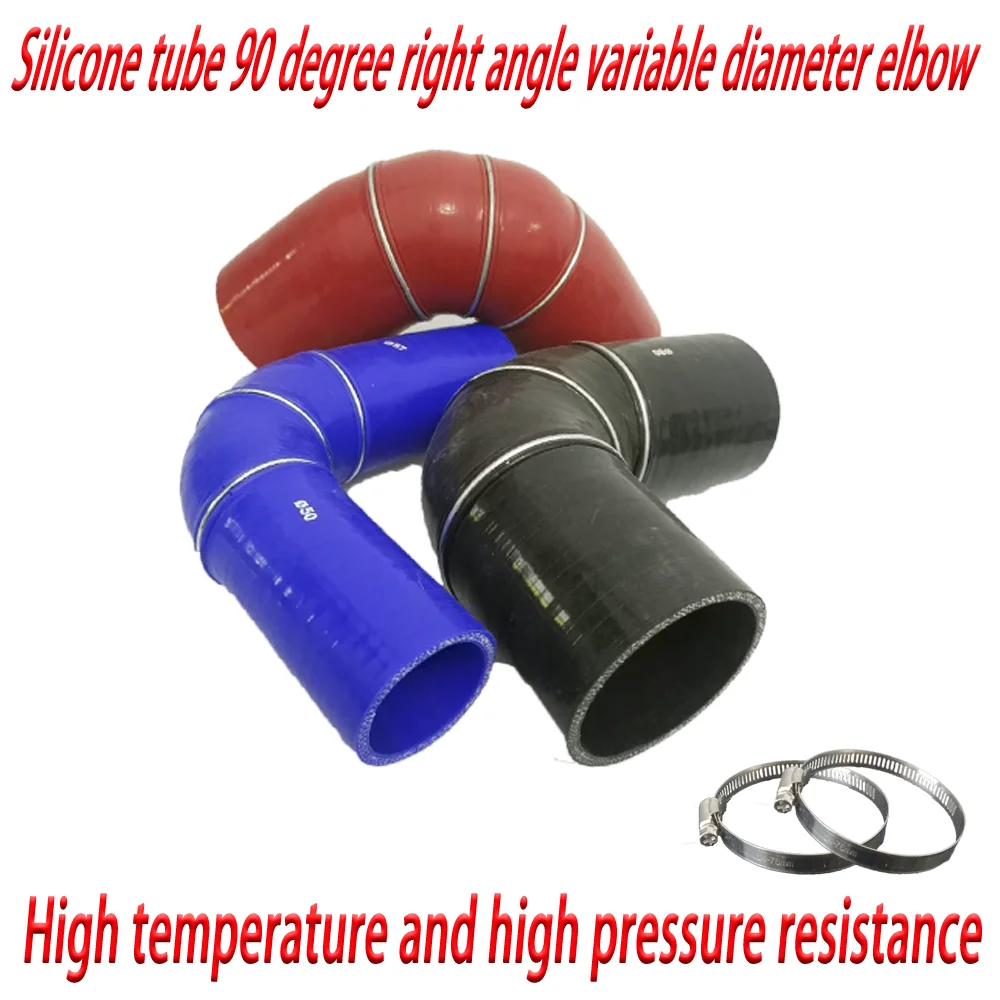 

90 Degree Variable Diameter Silicone Flexible Hose High Pressure Intake Joint Hose Coupler Tube Intercooler Tube for Automotive