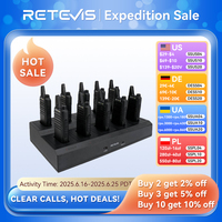 10 Pcs Wholesale Mini Walkie Talkie Retevis Rechargeable Walkie-talkies Two-way Radio RT622 PMR446 Radio Hotel Restaurant Retail