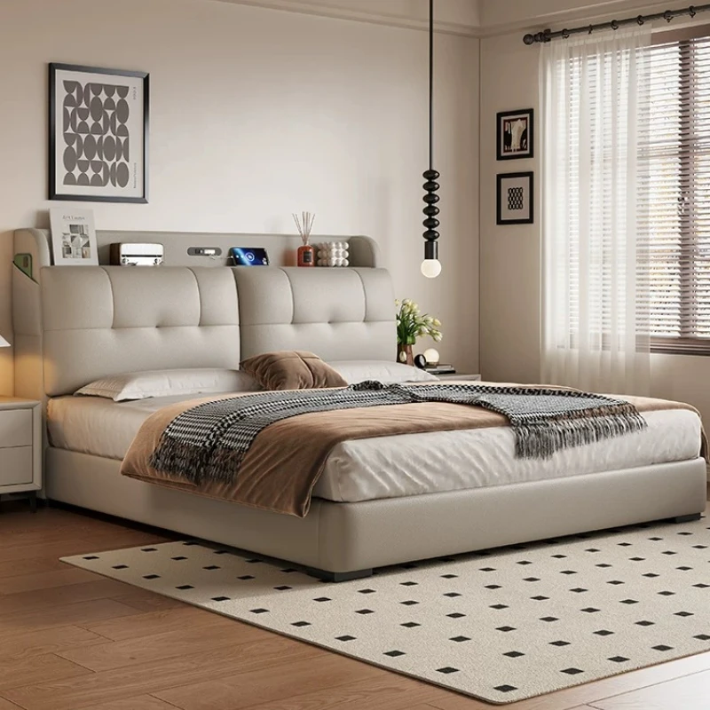 Adjustable Loft Beds European Multifunctional Queen Size Wall Beds Hotel Bedroom Muebles Para Dormitorio Modern Furniture