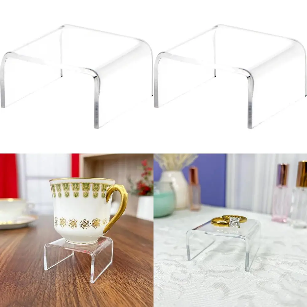 

Высокие прозрачные акриловые квадратные подставки 2x2, 24 штуки, толщина 3/32 дюйма