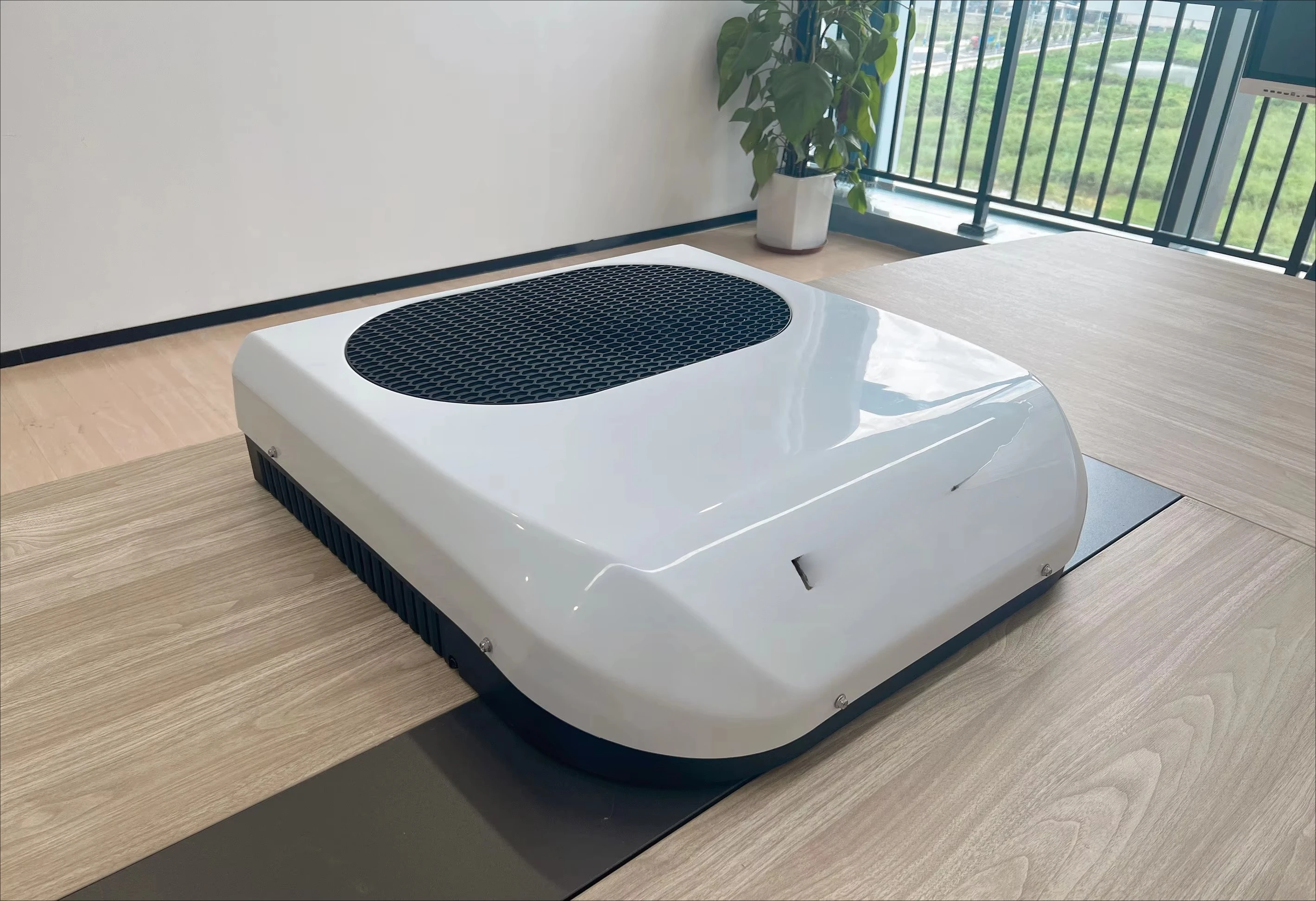 12 فولت/24 فولت/48 فولت الكهربائية الصغيرة التيار المتناوب سقف وقوف السيارات مكيف الهواء برودة لشاحنة RV قافلة فان على السطح وقوف السيارات تكييف الهواء #2