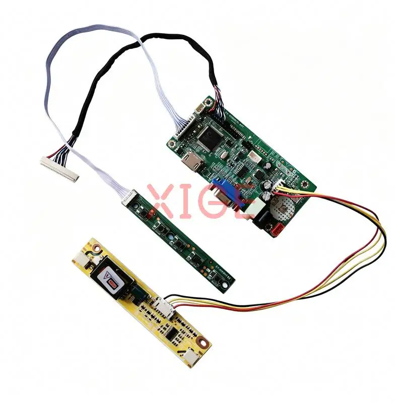 

Display Controller Board Fit LTN160HT03 LQ164M1LA4AB LQ164M1LA4A LTN184HT01 1920x1080 VGA+HDMI 30 Pin LVDS 2-CCFL 1920*1080 Kit