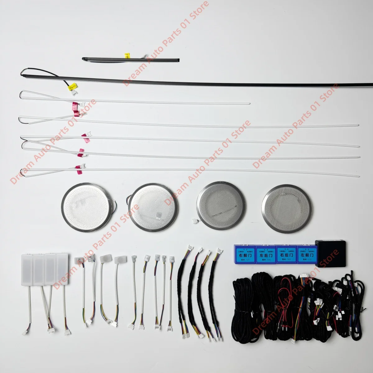 Car Decoration Bar For BMW 3 Series  4 Series 3GT F30 F31 F32 Auto Interior Lighting Upgrade Luminous alto cover plate Auto pars
