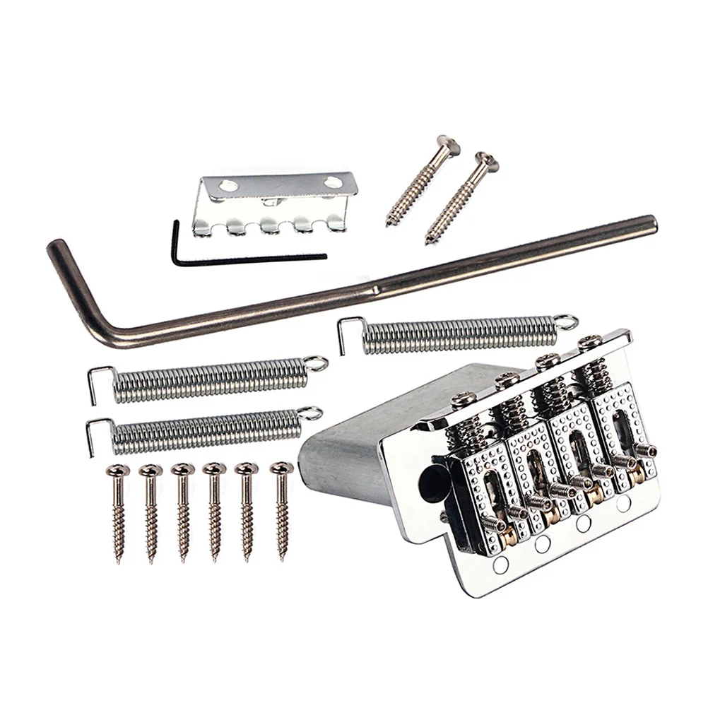 

4 String Guitar Bridge Saddle Guitars Electric Musical Instrument Replacement Strain Plate