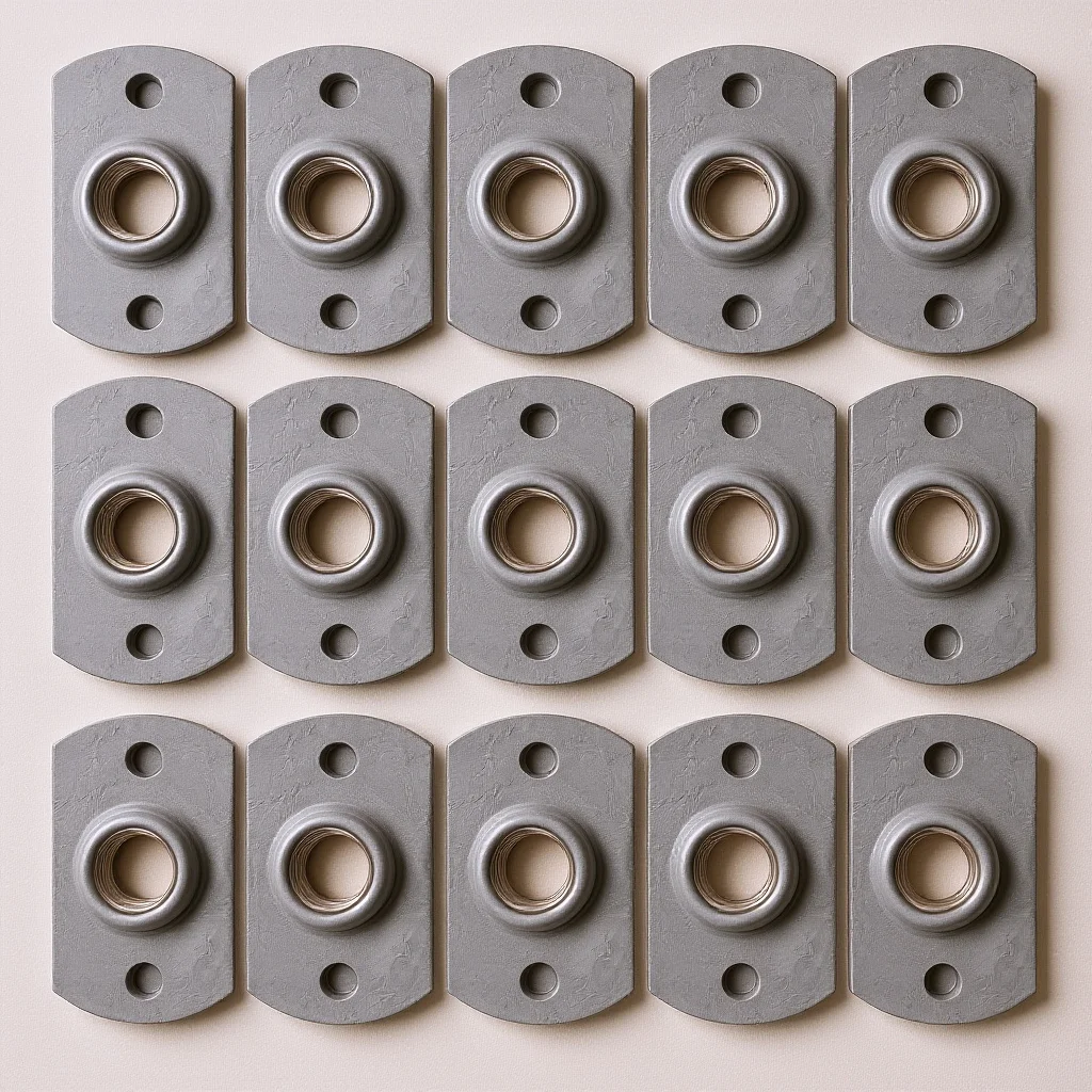 

15pcs Welded Nut Carbon Steel T-Nuts M6 For Indoor Outdoor Use Pronged Tee Nut Soldering Insert Fastener Hardware