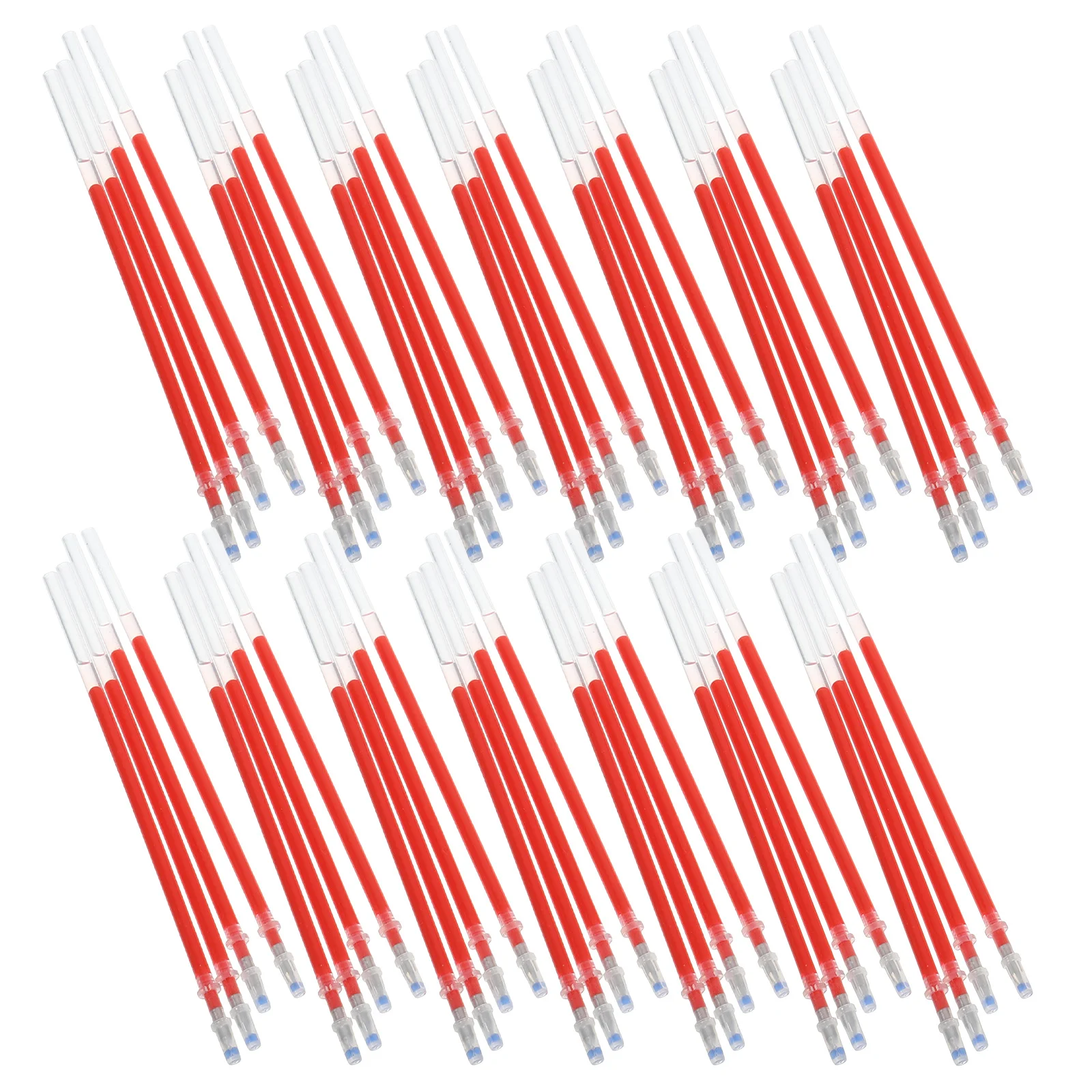 

300Pcs Red Neutral Pen Refills 0.5mm Gel Ink Minimal Interruption for Team Collaboration Individual Office Writing Task