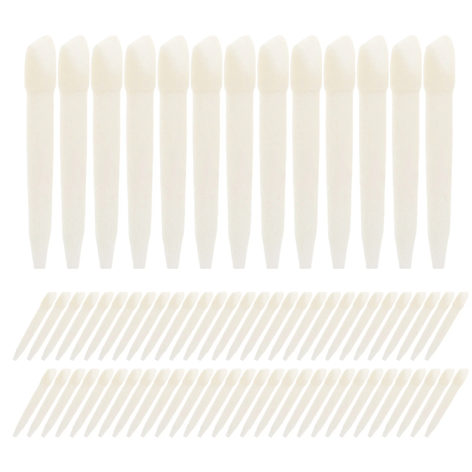 100 Pcs Replacement Refill Markers Nibs for Writing Calligraphy White Fiber Paint