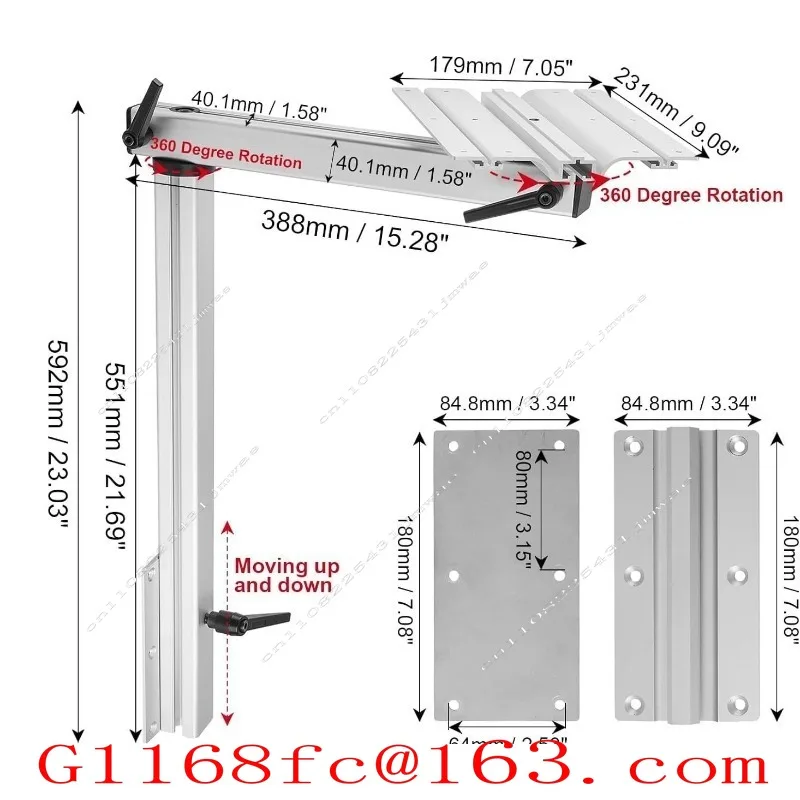 RV Yacht Activity Rotating Table Legslegs Table Detachabletable Frame Part
