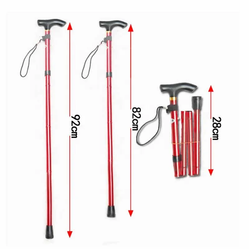 Foldable Walking Cane for Collapsible Lightweight Adjustable, Portable Hand Walking Stick