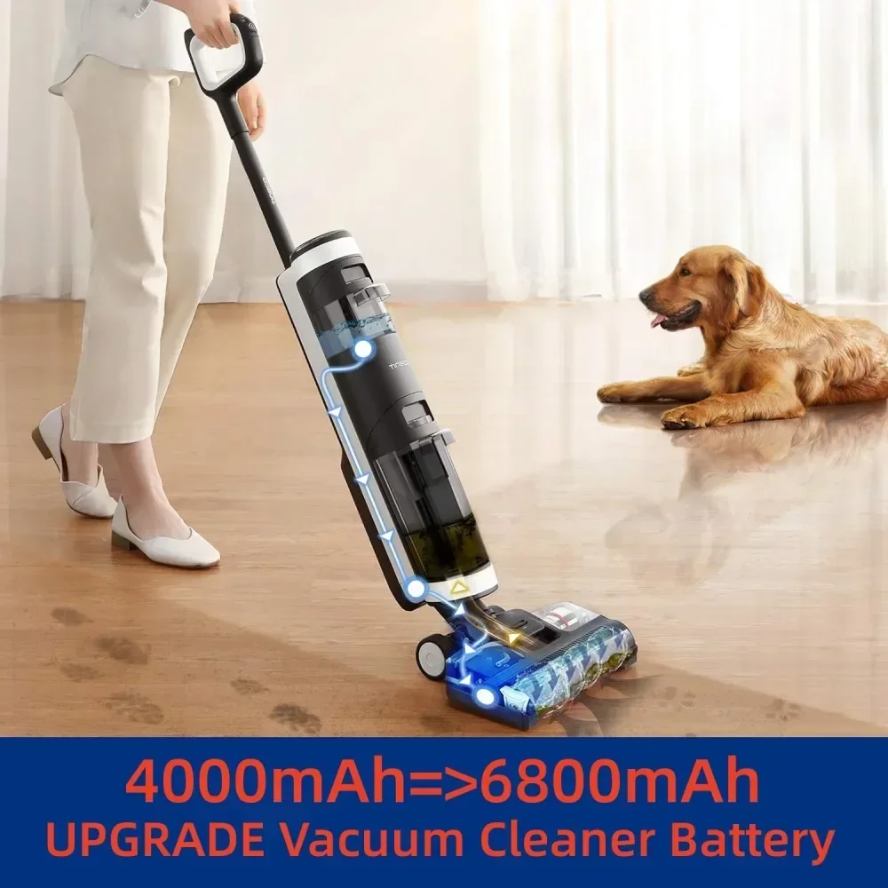 Original 21.6v 4000mAh 6800mAh for Tineco Floor OneS3 Wet and Dry Vacuum Cleaner 18650 Li-ion Rechargeable Batteries Pack